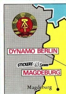 Cromo Map of Deutschland (DDR)