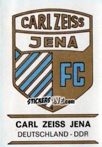 Cromo Carl Zeiss Jena - Badges football clubs - Panini