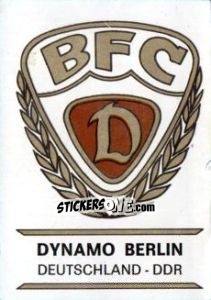 Cromo Dynamo Berlin - Badges football clubs - Panini