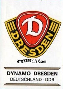 Sticker Dynamo Dresden - Badges football clubs - Panini