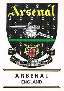 Sticker Arsenal - Badges football clubs n. 90 - Panini