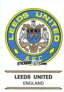 Sticker Leeds United - Badges football clubs - Panini
