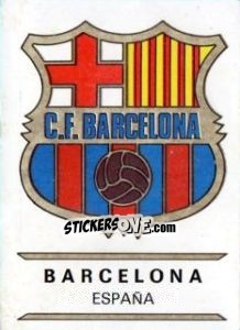 Cromo Barcelona - Badges football clubs - Panini