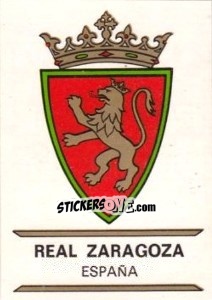 Cromo Real Zaragoza - Badges football clubs - Panini