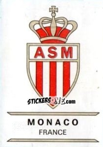 Figurina Monaco - Badges football clubs - Panini