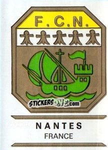 Cromo Nantes - Badges football clubs - Panini