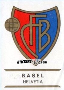 Figurina Basel - Badges football clubs - Panini