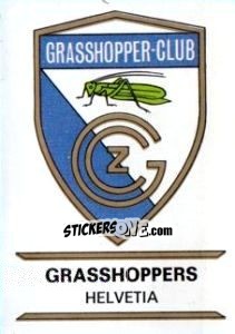 Figurina Grasshoppers - Badges football clubs - Panini