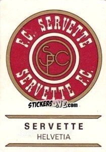 Sticker Servette - Badges football clubs n. 135 - Panini