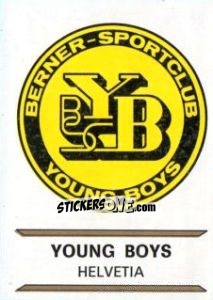 Figurina Young Boys - Badges football clubs - Panini