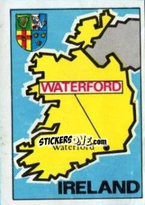 Sticker Map of Ireland