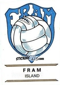 Figurina Fram - Badges football clubs - Panini