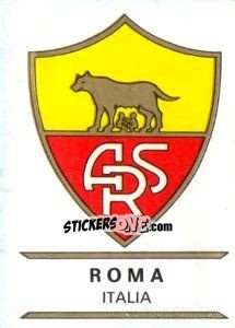 Cromo Roma - Badges football clubs - Panini