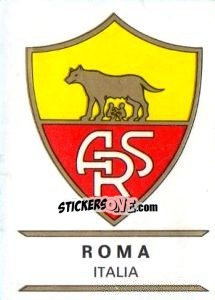 Sticker Roma - Badges football clubs n. 155 - Panini