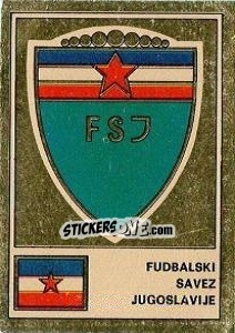 Sticker FSJ - Badges football clubs n. 161 - Panini