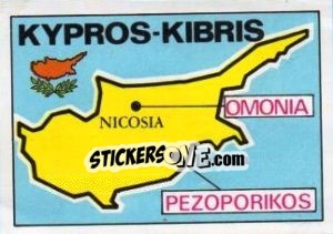 Figurina Map of Cyprus