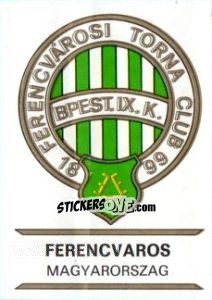 Cromo Ferencvaros - Badges football clubs - Panini