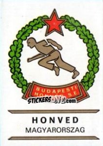 Cromo Honved - Badges football clubs - Panini