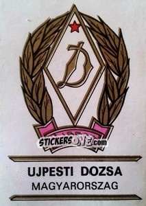 Figurina Ujpesti Dozsa - Badges football clubs - Panini
