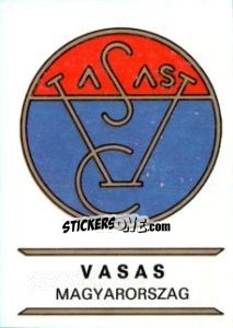 Figurina Vasas - Badges football clubs - Panini