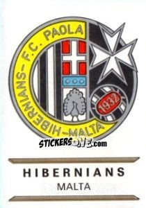 Cromo Hibernians - Badges football clubs n. 189 - Panini