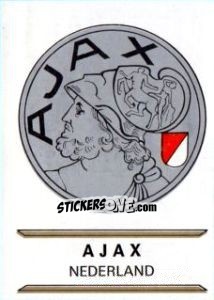Figurina Ajax - Badges football clubs - Panini