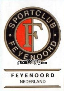 Sticker Feyenoord - Badges football clubs - Panini