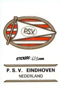 Cromo P.S.V. Eindhoven - Badges football clubs - Panini