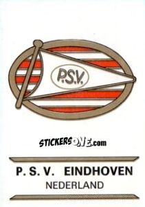 Sticker P.S.V. Eindhoven - Badges football clubs n. 203 - Panini