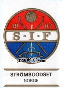 Cromo Strömsgodset - Badges football clubs - Panini