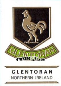 Sticker Glentoran - Badges football clubs - Panini