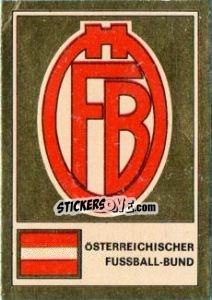 Cromo ÖFB - Badges football clubs - Panini