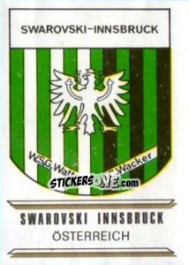 Sticker Swarovski Innsbruck - Badges football clubs - Panini