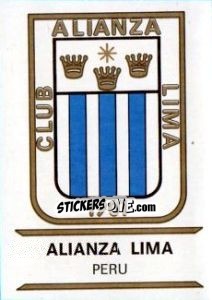 Sticker Alianza Lima - Badges football clubs n. 224 - Panini