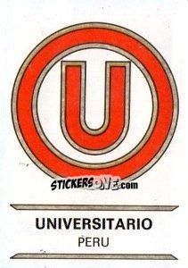 Sticker Universitario - Badges football clubs - Panini