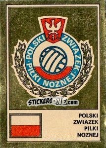 Sticker PZPN - Badges football clubs - Panini