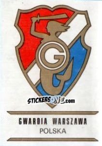 Figurina Gwardia Warszawa - Badges football clubs - Panini