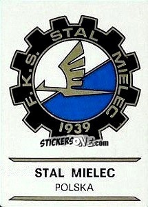 Cromo Stal Mielec - Badges football clubs - Panini