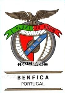 Sticker Benfica - Badges football clubs n. 239 - Panini
