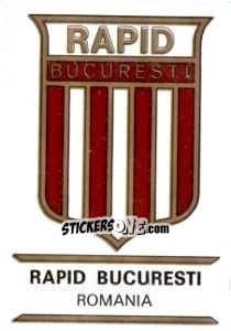 Figurina Rapid Bucuresti - Badges football clubs - Panini