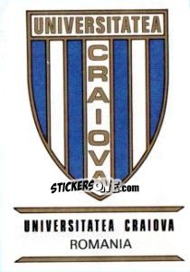 Sticker Universitatea Craiova - Badges football clubs - Panini