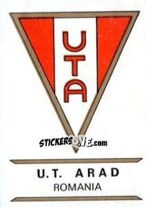 Cromo U.T. Arad - Badges football clubs - Panini