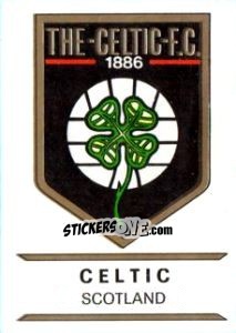 Cromo Celtic - Badges football clubs - Panini