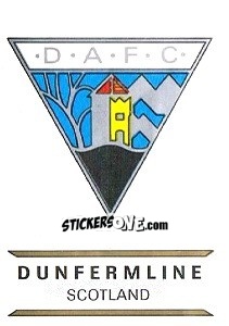 Cromo Dunfermline - Badges football clubs - Panini