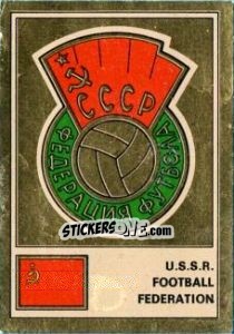 Cromo U.S.S.R. FF - Badges football clubs - Panini