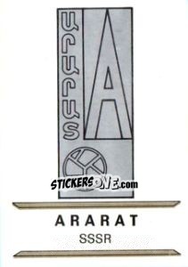 Sticker Ararat - Badges football clubs - Panini