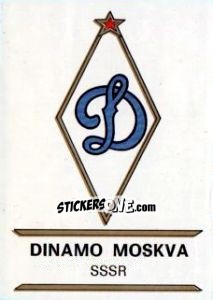 Cromo Dinamo Moskva - Badges football clubs - Panini