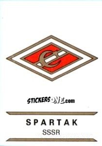 Figurina Spartak - Badges football clubs - Panini