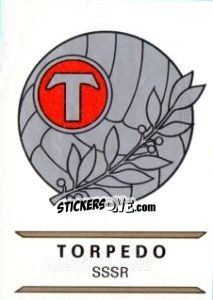 Figurina Torpedo - Badges football clubs - Panini