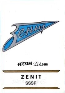 Cromo Zenit - Badges football clubs - Panini